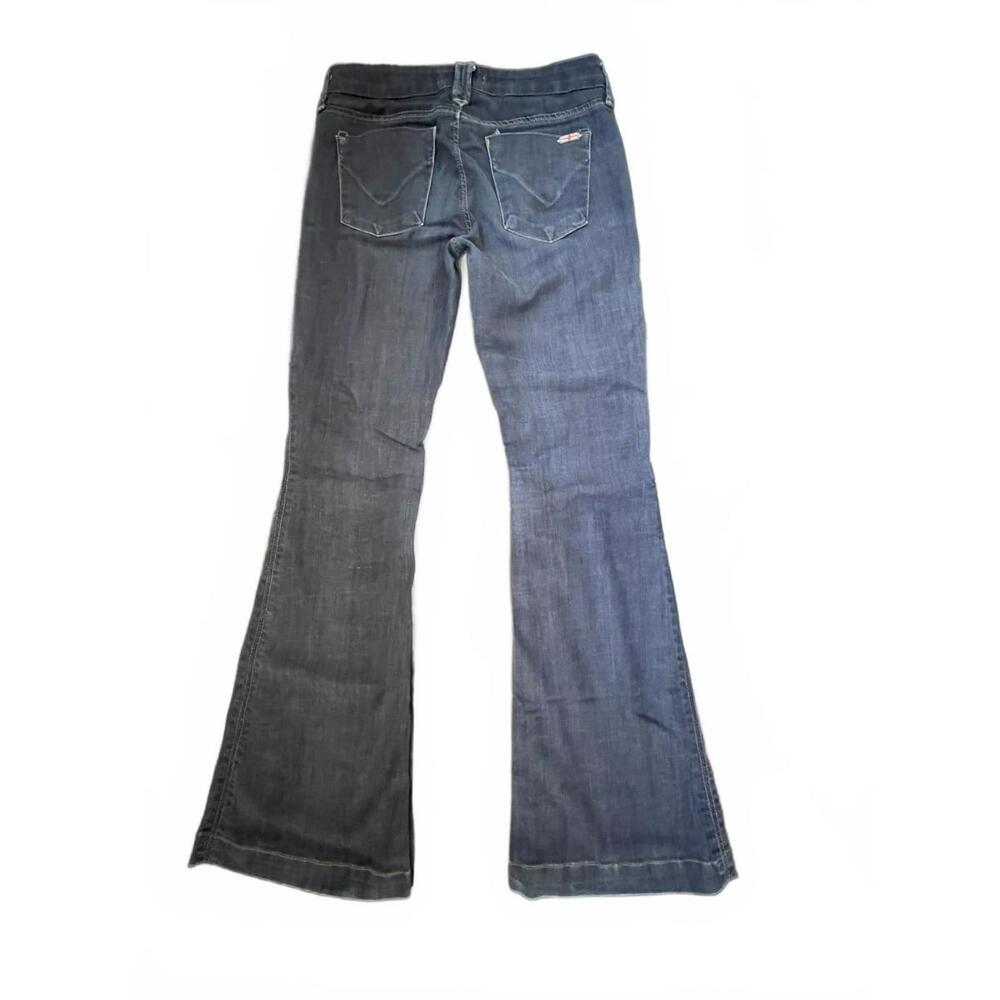 Hudson Jeans Dark Wash Blue Flare Wide‎ Leg Denim Size 27 - Picture 5 of 9